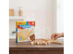 Material Dourado Em Madeira 111 Peças - Kaz