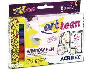 Caneta Para Vidro Window Pen 6 Cores