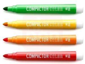 Canetinha 12 Cores Jumbo - Compactor