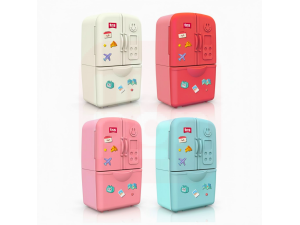 APONTADOR DUPLO + BORRACHA FROST – TRIS